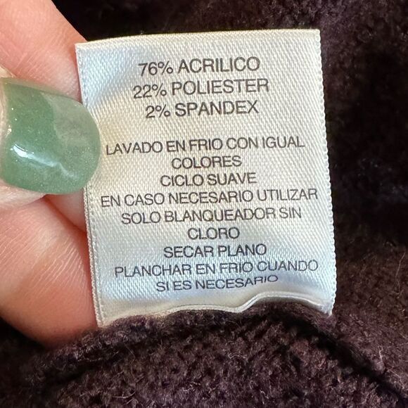 Hannah Cardigan Long Hooded Striped Size Small - Picture 8 of 8